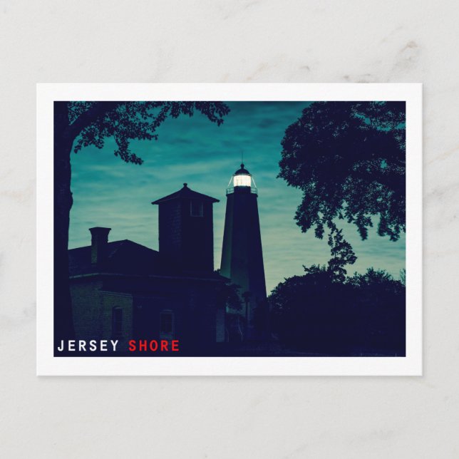 Sandy Hook Light. Postkarte (Vorderseite)