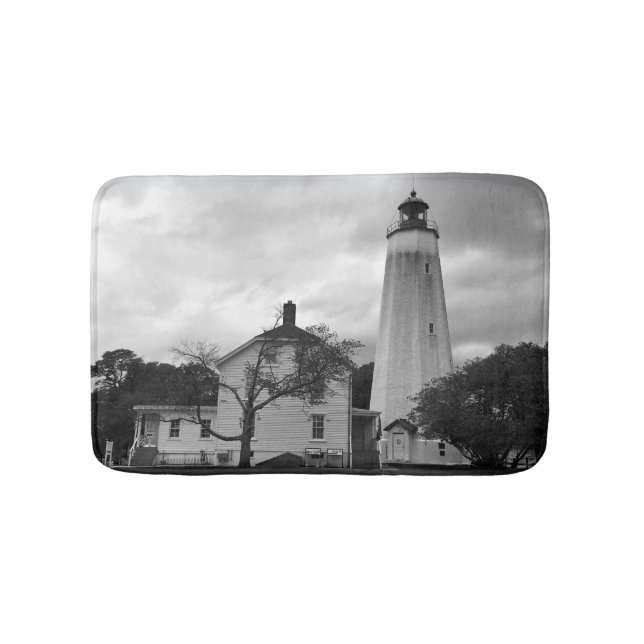Sandy Hook Lighthouse Badematte (Vorderseite)