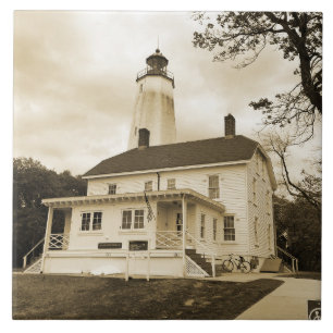 Sandy Hook Lighthouse Fliese