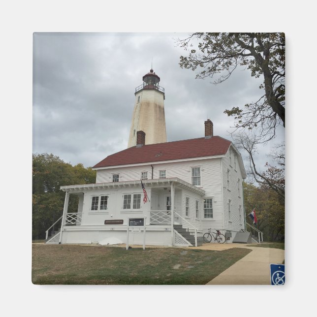Sandy Hook Lighthouse Magnet (Vorne)
