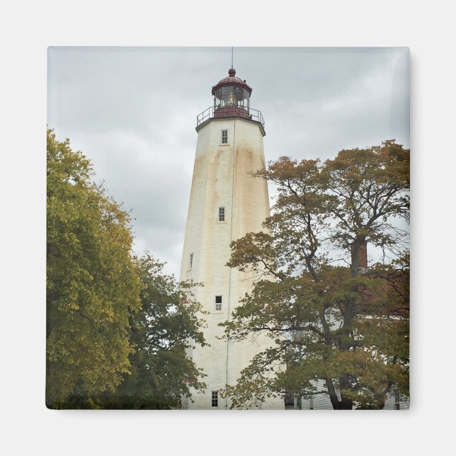 Sandy Hook Lighthouse Magnet (Vorne)