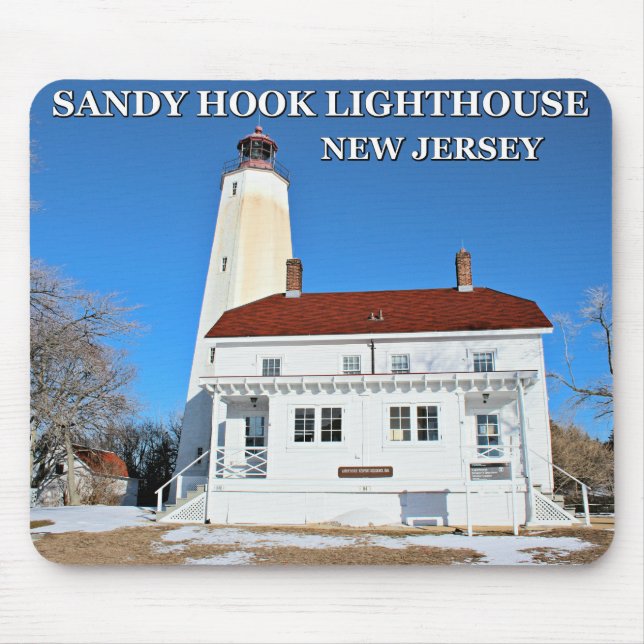 Sandy Hook Lighthouse, New Jersey Mousepad (Vorne)