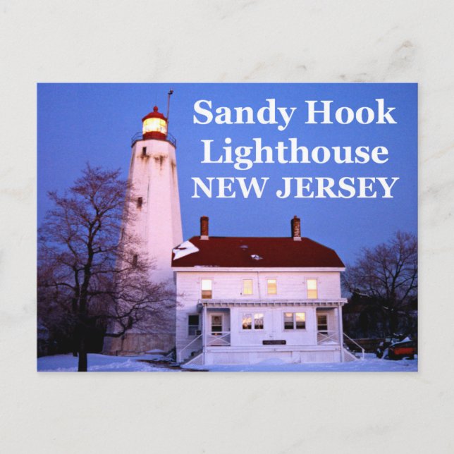 Sandy Hook Lighthouse, New Jersey Postcard Postkarte (Vorderseite)