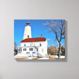 Sandy Hook Lighthouse, New Jersey Wrapped Canvas Leinwanddruck