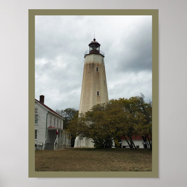 Sandy Hook Lighthouse Poster (Vorne)