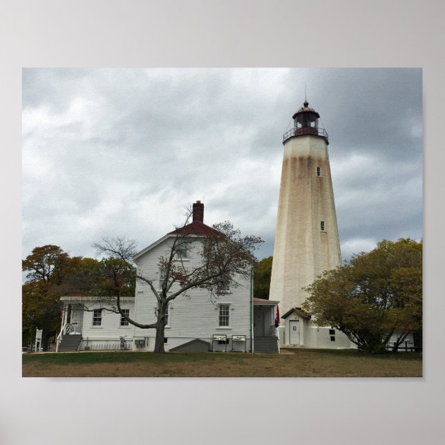 Sandy Hook Lighthouse Poster (Vorne)