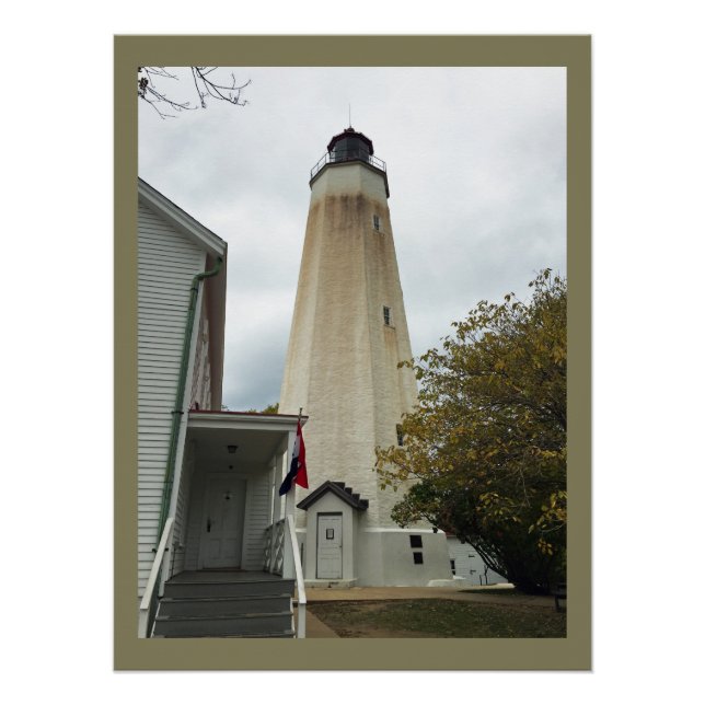 Sandy Hook Lighthouse Poster (Vorderseite)