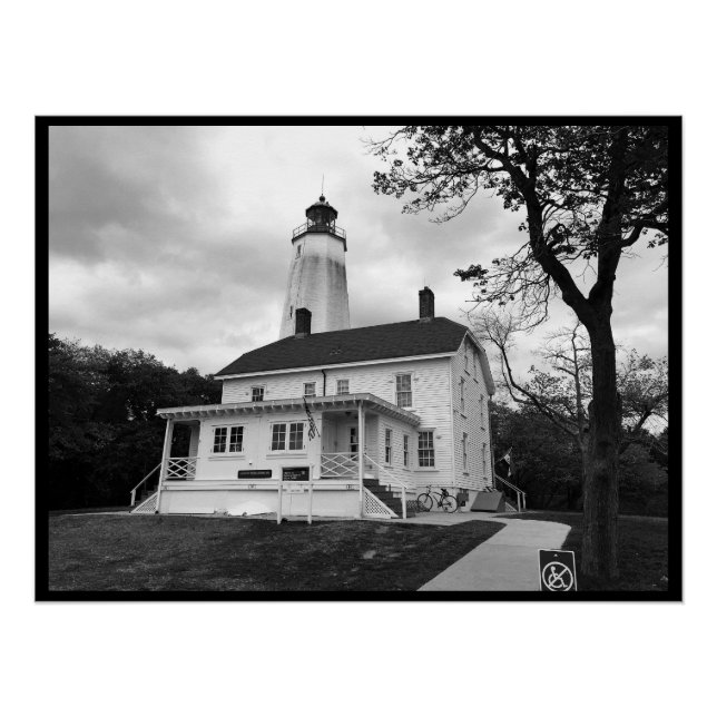 Sandy Hook Lighthouse Poster (Vorderseite)