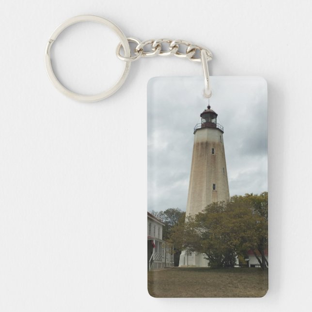 Sandy Hook Lighthouse Schlüsselanhänger (Vorderseite)
