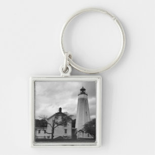 Sandy Hook Lighthouse Schlüsselanhänger