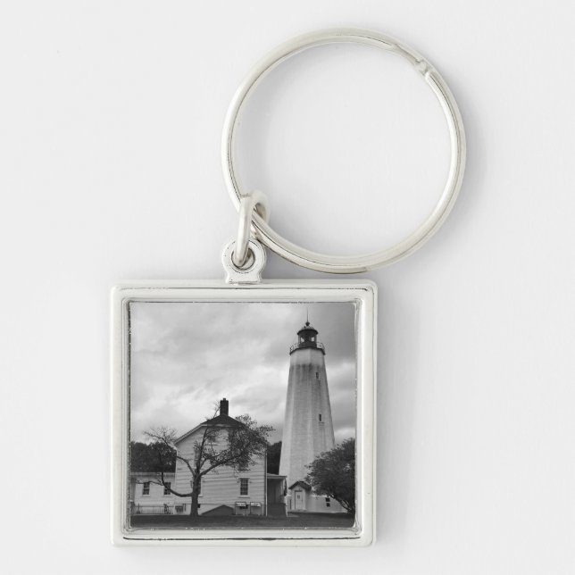 Sandy Hook Lighthouse Schlüsselanhänger (Vorne)