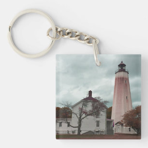 Sandy Hook Lighthouse Schlüsselanhänger