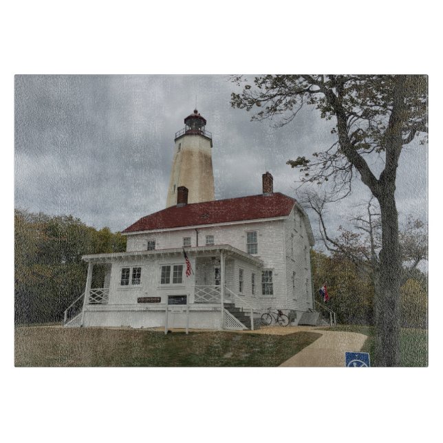 Sandy Hook Lighthouse Schneidebrett (Vorderseite)