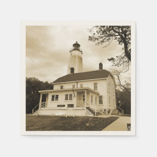 Sandy Hook Lighthouse Serviette