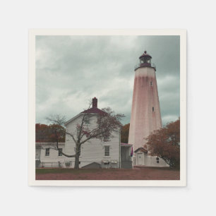 Sandy Hook Lighthouse Serviette