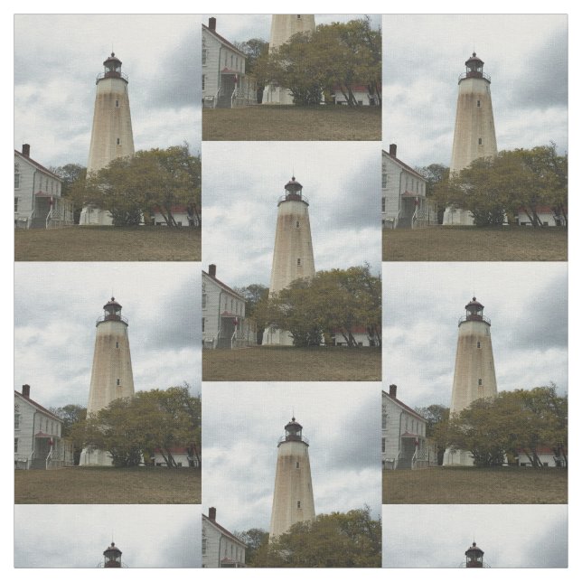 Sandy Hook Lighthouse Stoff (Muster)