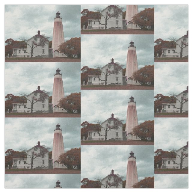 Sandy Hook Lighthouse Stoff (Muster)