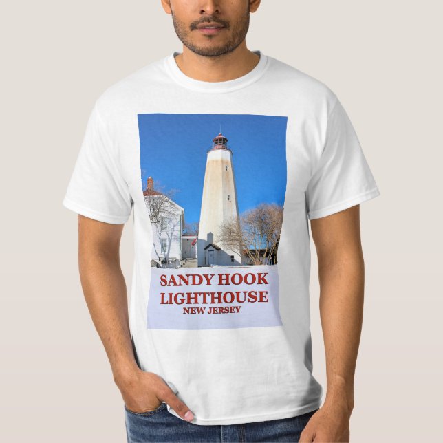 Sandy Hook Lighthouse, T-shirt New Jersey (Devant)