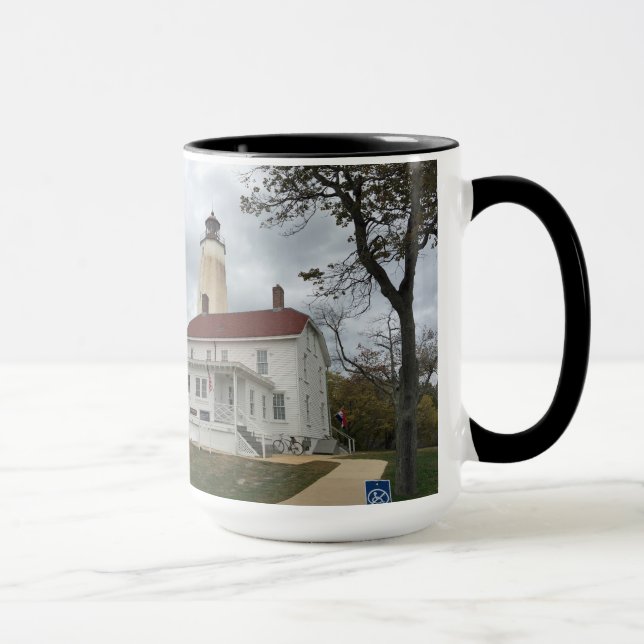 Sandy Hook Lighthouse Tasse (Rechts)