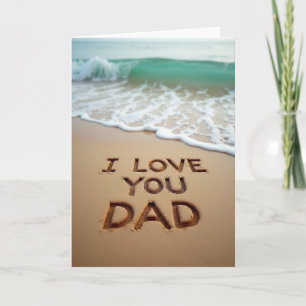 Sandy ich liebe dich Papa Karte