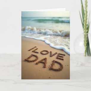 Sandy ich liebe Papa Karte
