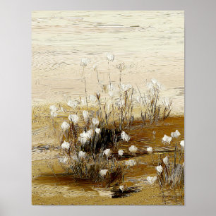 Sandy Meadow Wildflowers #3 – Warme Botanische Kun Poster