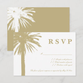 Sandy Palm UAWG Beach Hochzeitskarten RSVP Karte