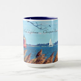 Sandy Point Shoal Lighthouse Keramik Tasse