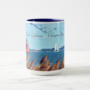 Sandy Point Shoal Lighthouse Mug en céramique