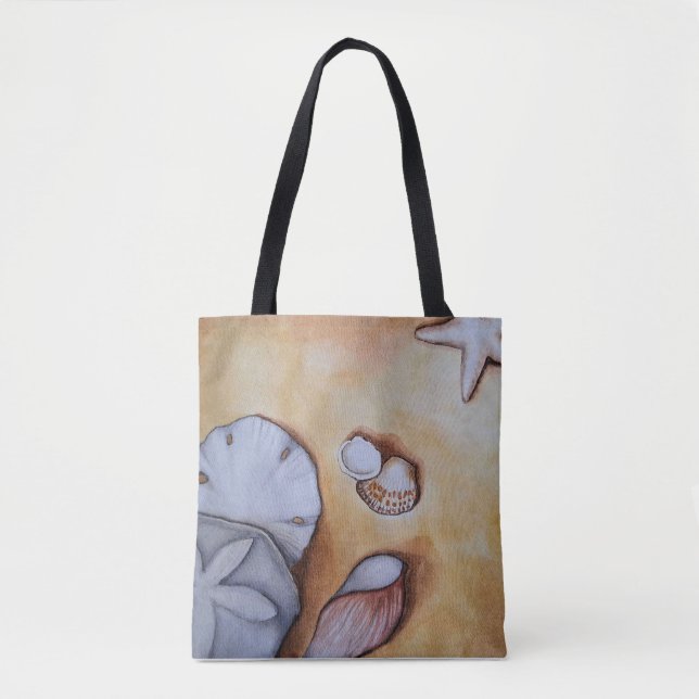 Sandy Seashells  Tasche (Vorderseite)