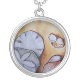 Sandy Seashells Versilberte Kette