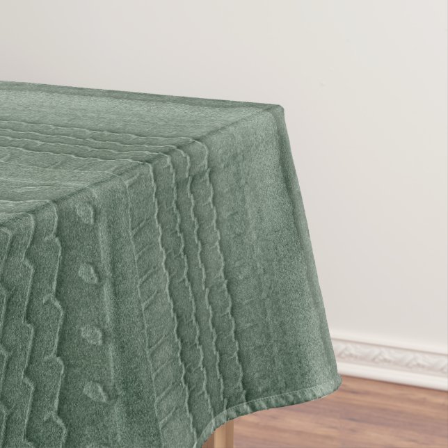 Sandy-Strand-Autoreifen-Spurn-Grün Tischdecke (Beispiel)