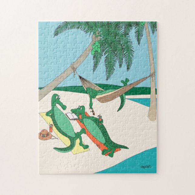 Sandy Toes Beach Jigsaw Puzzle (Vertikal)