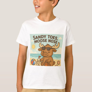 Sandy Toes, Nez D'Oie - Jolie T-Shirt Été Pour Enf