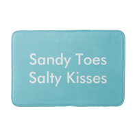 Sandy Toes Salty Kisses Bath Matt