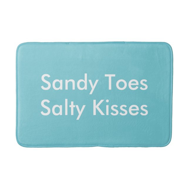 Sandy Toes Salty Kisses Bath Matt Badematte (Vorderseite)