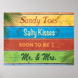 Sandy Toes Salty Kisses wird bald Mr & Mrs Poster 