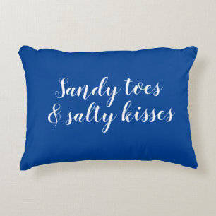 Sandy Toes und Salty Kisses Accent Pillow Dekokissen