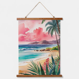 Sandy Toes Wandteppich Mit Holzrahmen