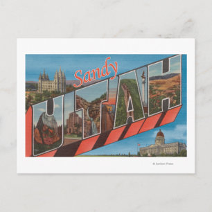 Sandy, UtahLarge Letter ScenesSandy, ABER Postkarte
