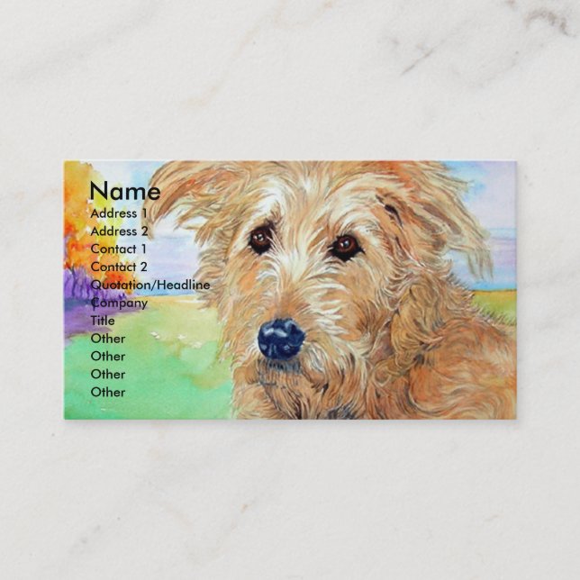 Sandy-Visitenkarten Visitenkarte (Vorderseite)