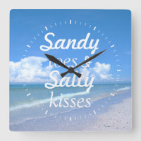 Sandy-Zehen und salzige Küsse