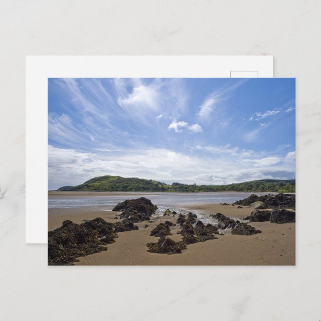 Sandyhiler Strand, Schottland Postkarte (Vorne/Hinten)