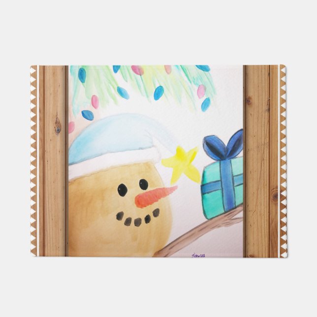 Sandyman Christmas Door Mat Fußmatte (Vorderseite)