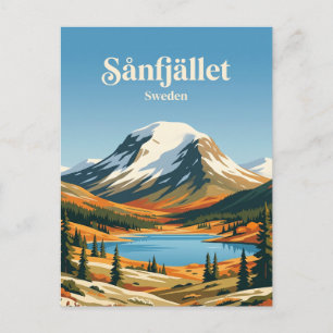 Sånfjället Nationalpark Schweden Postkarte