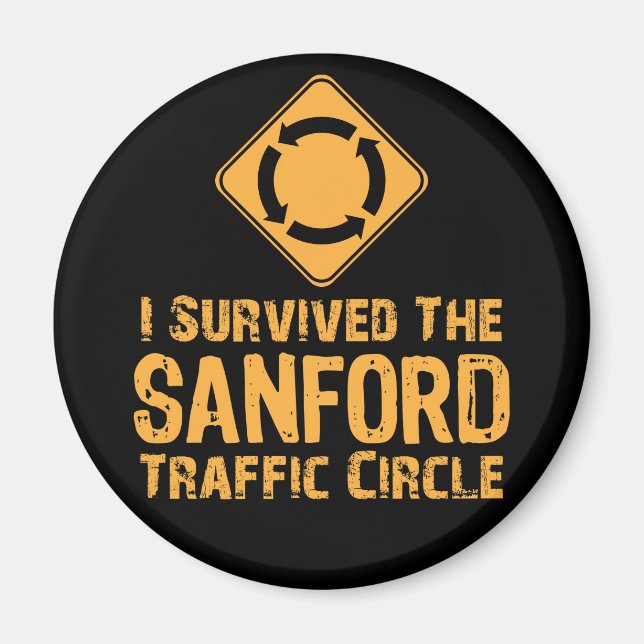 Sanford Traffic Circle Magnet (Vorne)