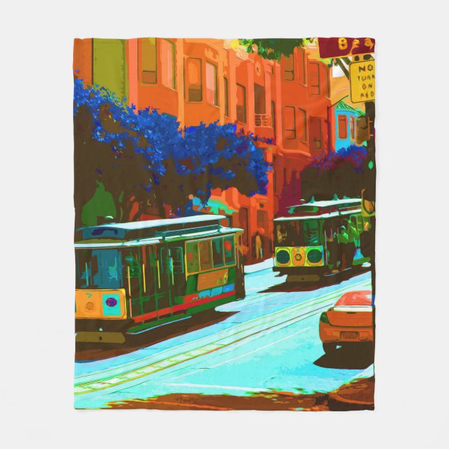 SanFrancisco 004 Fleecedecke (Vorderseite)