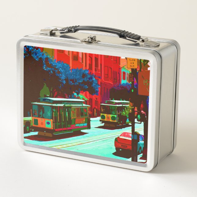 SanFrancisco 005 Metall Brotdose (Vorderseite)