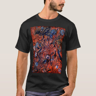 Sanfte abstrakte Echos einer gemütlichen Behaglich T-Shirt