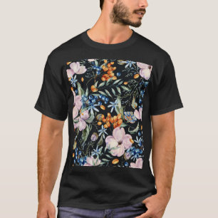 Sanfte Aquarell: Rosa Blütenbeeren T-Shirt